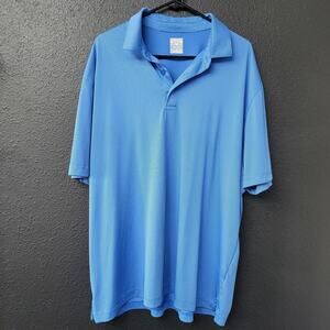 Callaway Men’s XL Blue Striped Golf Polo Shirt Athleisure Activewear Outdoors